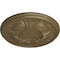 Ekena Millwork Wakefield Ceiling Medallion (Fits Canopies up to 3 5/8"), 11 3/4"OD x 1 1/4"P, Mississippi Mud CM11WAMMF - alternate 5